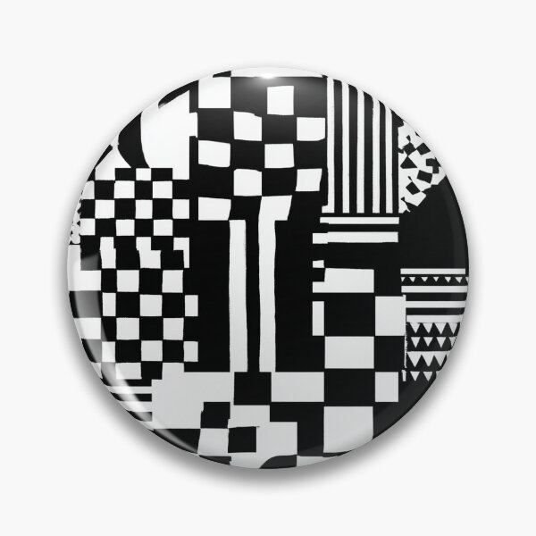 Artikelvorschau, Schwarz-Weiß-Geometrie – Visuelle Wirkung entworfen und verkauft von MidArtForge.