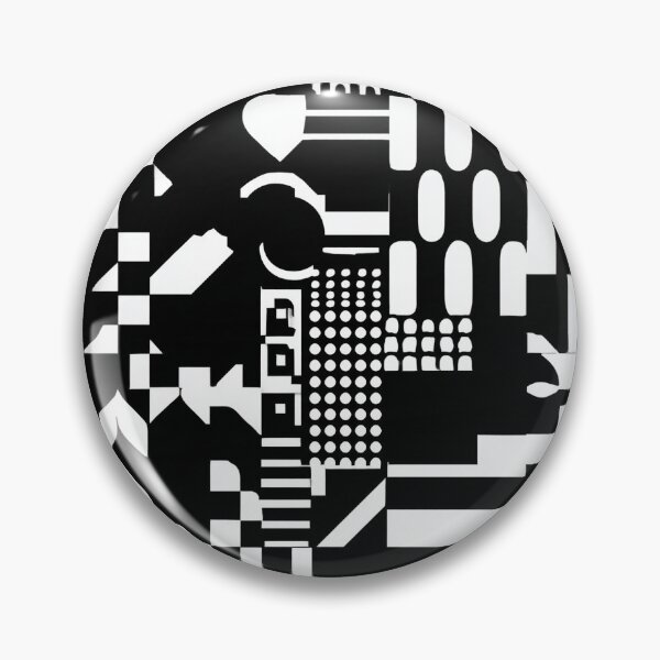 Artikelvorschau, Schwarz-Weiß-Geometrie – Visuelle Wirkung entworfen und verkauft von MidArtForge.