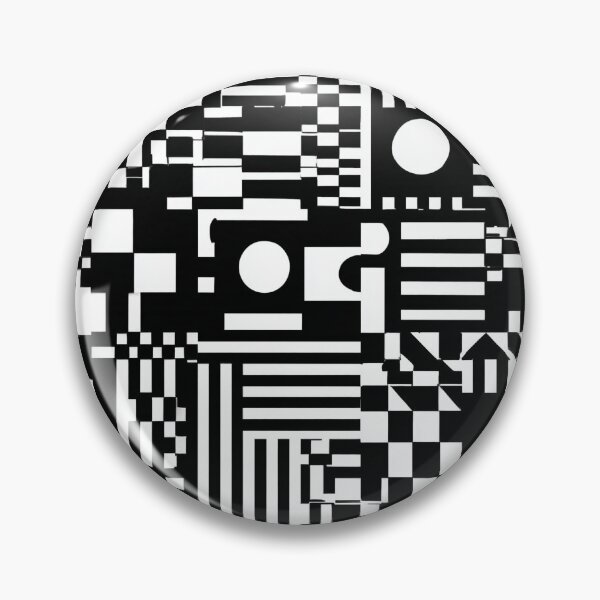 Artikelvorschau, Schwarz-Weiß-Geometrie – Visuelle Wirkung entworfen und verkauft von MidArtForge.