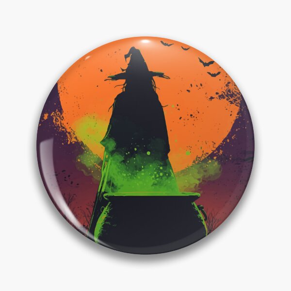 Artikelvorschau, Witching Hour – Hexe unter dem Vollmond | Witch Halloween Design entworfen und verkauft von pehhappy.