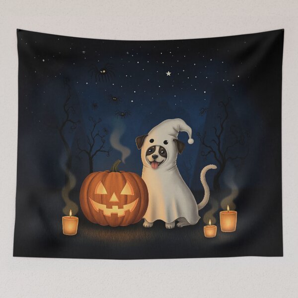 Item preview, Pumpkin Pup – Halloween Night Delight designed and sold by Whimsical Hug.
