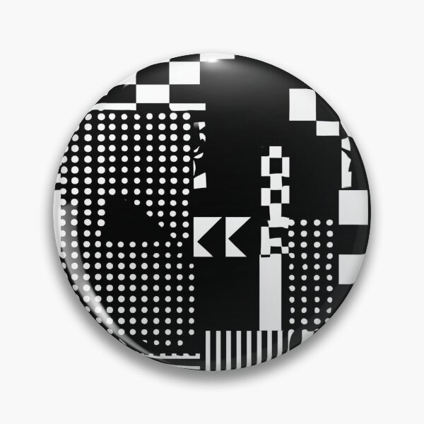 Artikelvorschau, Schwarz-Weiß-Geometrie – Visuelle Wirkung entworfen und verkauft von MidArtForge.