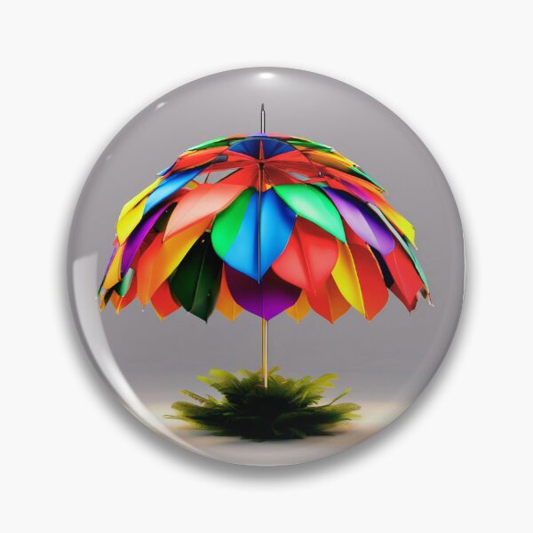 Item preview, Christmas Tree with Crazy Colorful Umbrellas. designed and sold by Zofia Sosnecka.