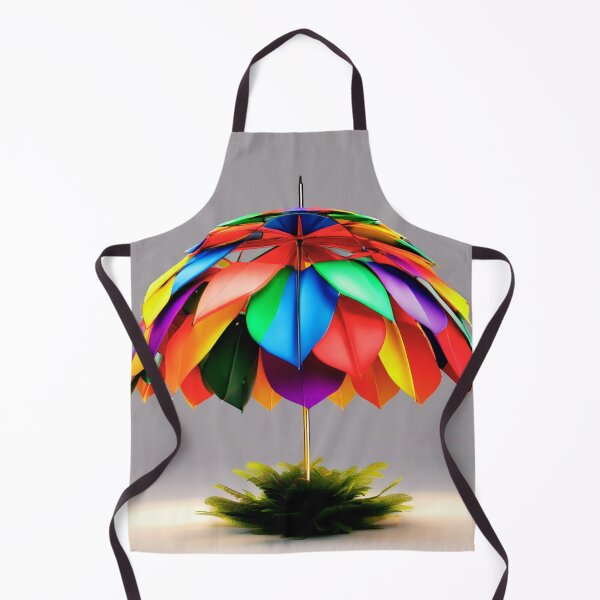 Item preview, Christmas Tree with Crazy Colorful Umbrellas. designed and sold by Zofia Sosnecka.