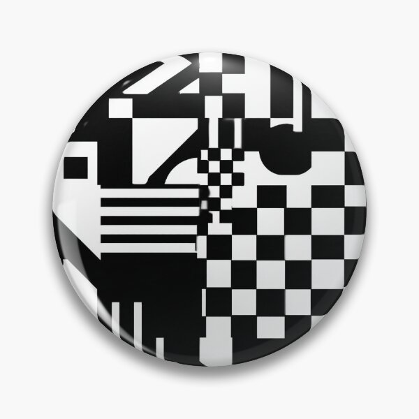 Artikelvorschau, Schwarz-Weiß-Geometrie – Visuelle Wirkung entworfen und verkauft von MidArtForge.