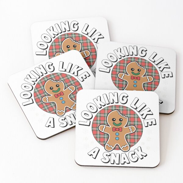Item preview, Funny Gingerbread Man Christmas Pun Festive Plaid Snack Humor designed and sold by chattsuede.