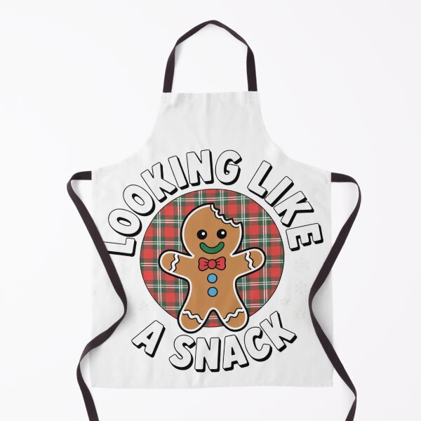 Item preview, Funny Gingerbread Man Christmas Pun Festive Plaid Snack Humor designed and sold by chattsuede.