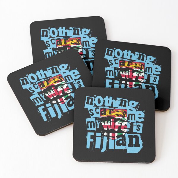 Item preview, Funny Fiji Nothing Scares Me My Wife Is Fijian designed and sold by chrisrivait.