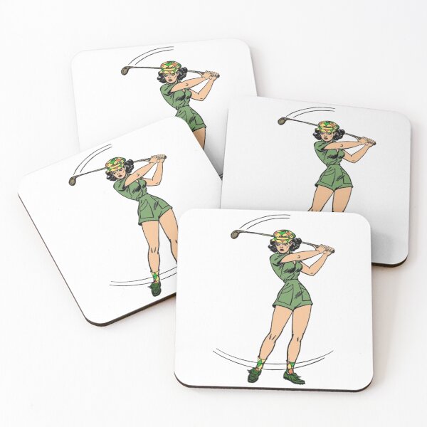 Item preview, golf girl vintage pinup  designed and sold by laribot.