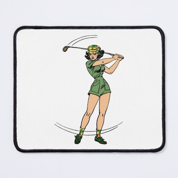 Item preview, golf girl vintage pinup designed and sold by laribot.