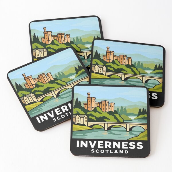 Item preview, Inverness, Scotland - Highland Castle River designed and sold by Myra365Art.