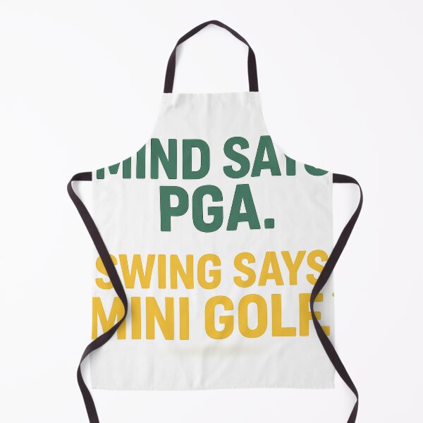 Item preview, Mind Says PGA, Swing Says Mini Golf – Funny Minimalist Golf Quote designed and sold by OffsideMindset.