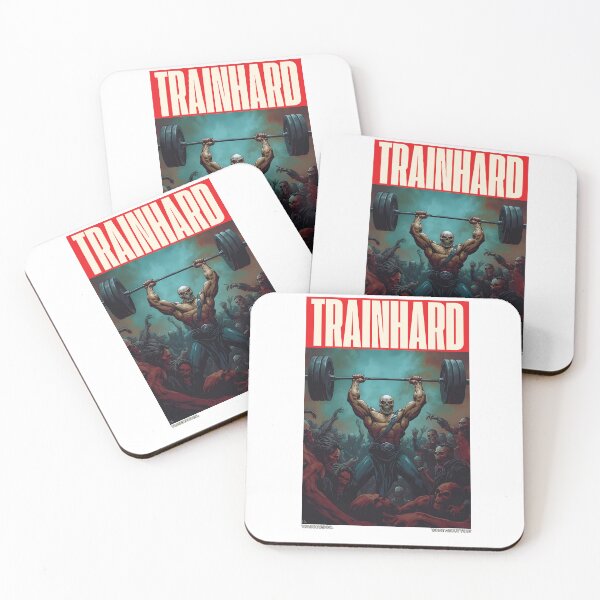 Item preview, TrainHard Skullman Bloodlift Edition – Horror Gym Halloween Workout Tee designed and sold by TrainHardCo.