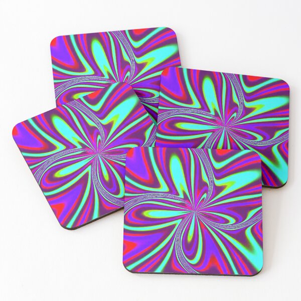 Item preview,  Hypnotic Neon Swirl - Psychedelic Colors in Motion  Shapes Mania designed and sold by Shapes-Mania.
