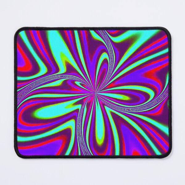 Item preview, Hypnotic Neon Swirl - Psychedelic Colors in Motion Shapes Mania designed and sold by Shapes-Mania.