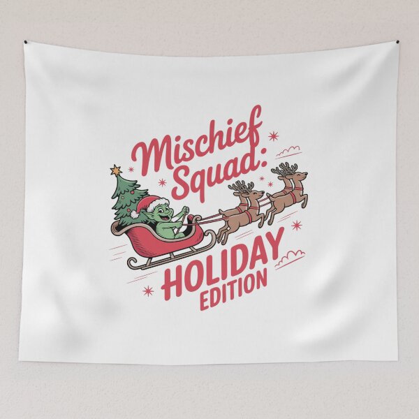 Item preview, Funny Goblin Christmas Squad Retro Holiday Humor Apparel designed and sold by chattsuede.