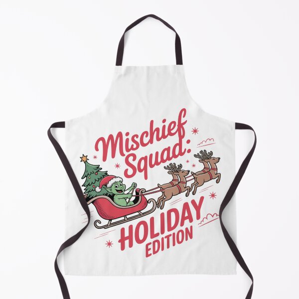 Item preview, Funny Goblin Christmas Squad Retro Holiday Humor Apparel designed and sold by chattsuede.