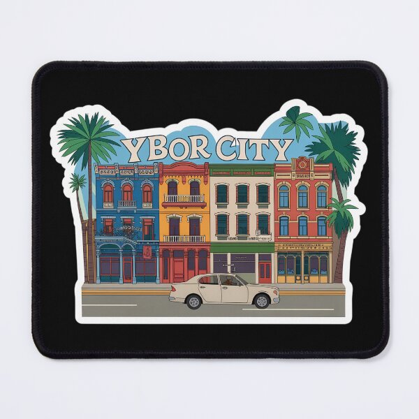 Item preview, Ybor City Florida – Vibrant Street Art of Historic Tampa Neighborhood designed and sold by VividOrganica.