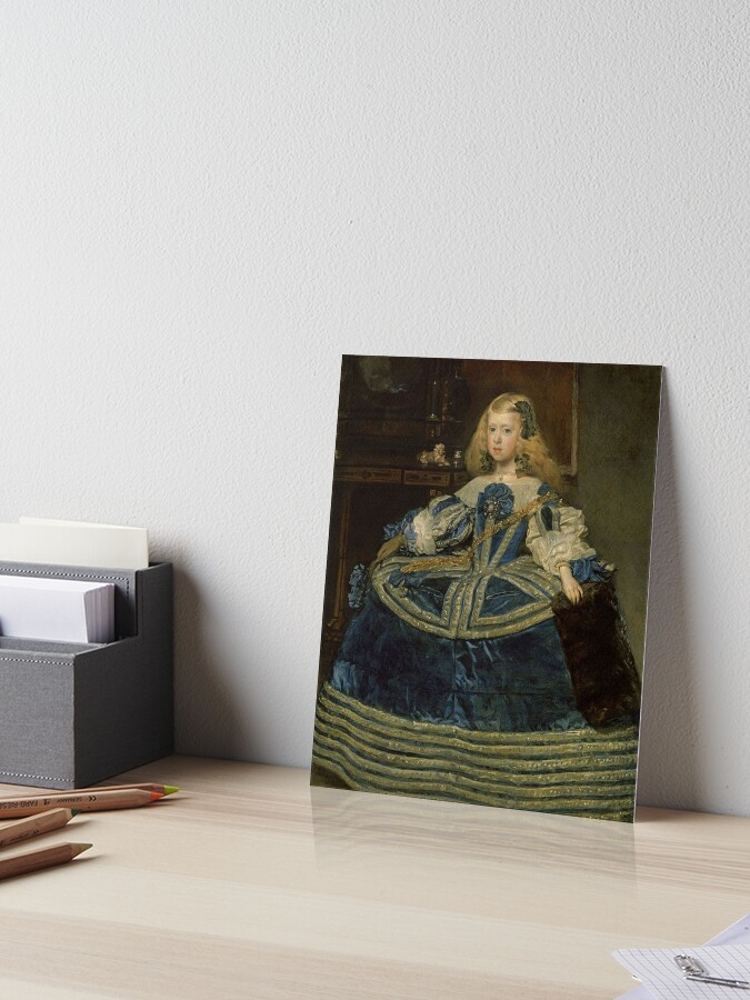 Diego Rodriguez de Silva y Velzquez - Infanta Margarita Teresa in a Blue  Dress " Art Board Print for Sale by BestPaintings | Redbubble