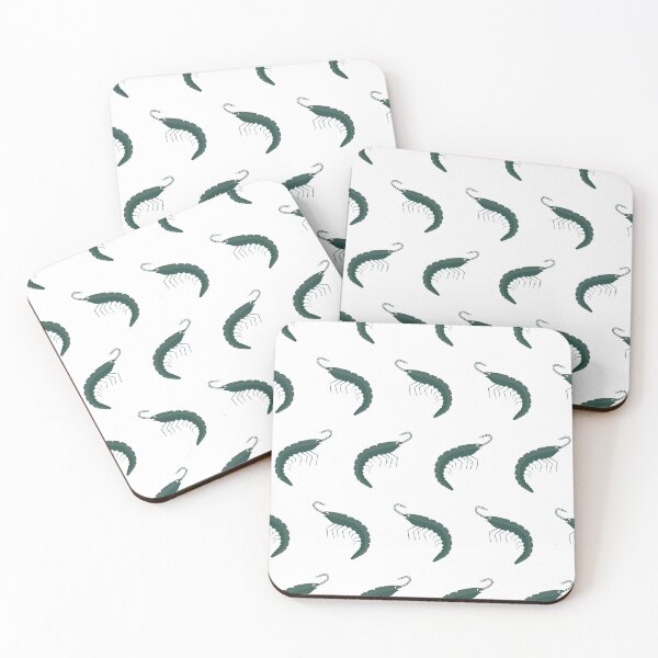 Item preview, Shrimps on white designed and sold by reneesillus.