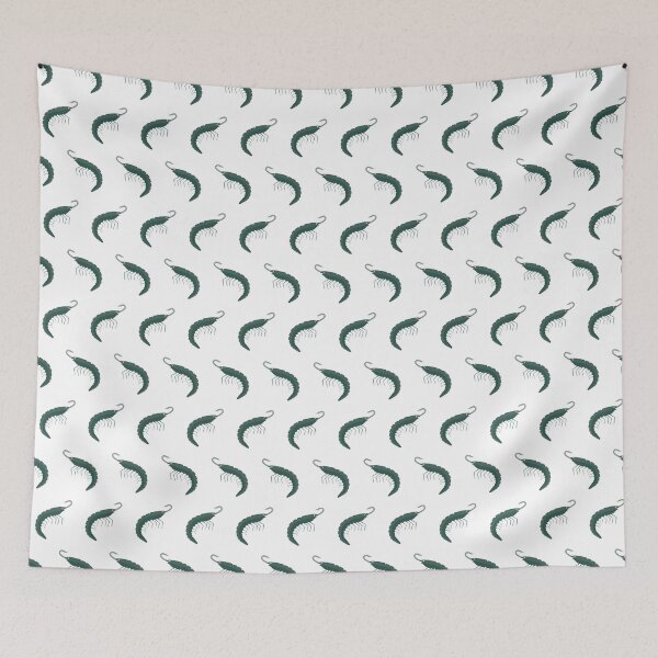 Item preview, Shrimps on white designed and sold by reneesillus.