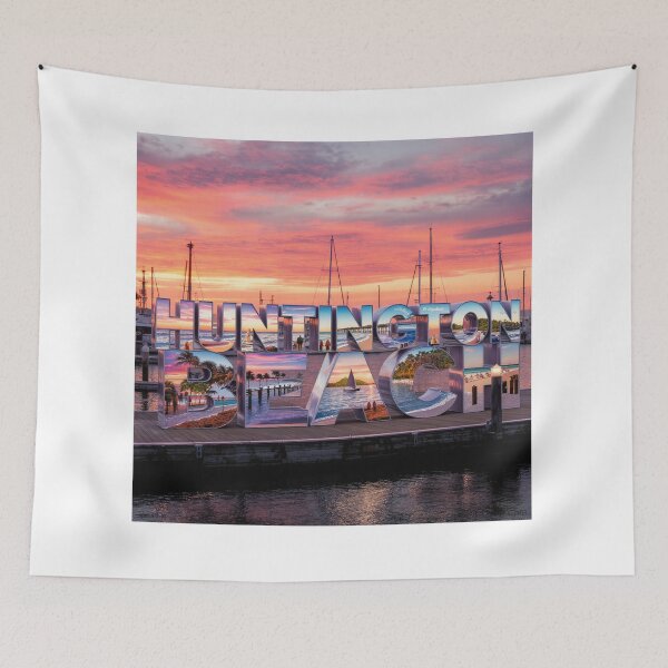 Item preview, Huntington Beach California Print designed and sold by Lichentroupe63.