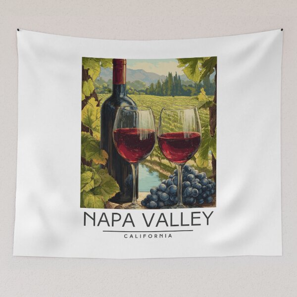 Item preview, Napa Valley California designed and sold by GoodOldVintage.
