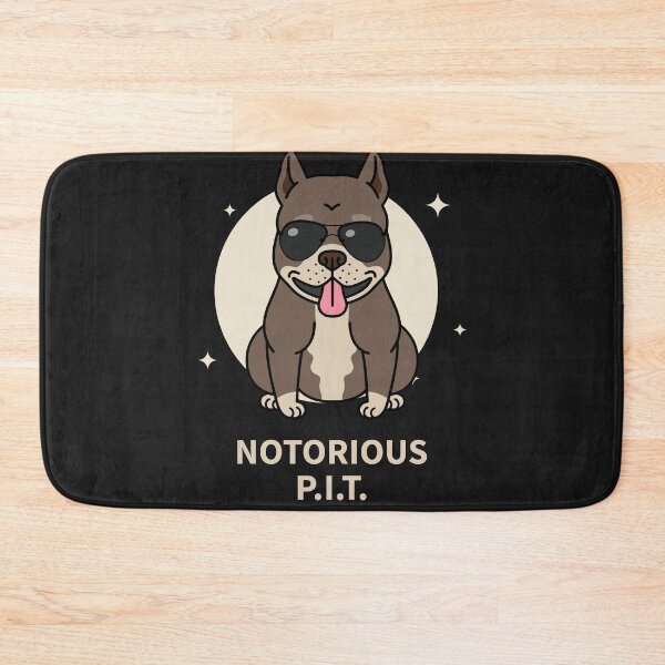 Item preview, PITBULL TERRIER NOTORIOUS P.I.T. designed and sold by JusTiceT-shirts.
