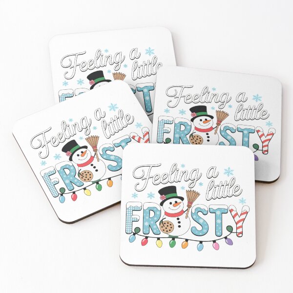 Item preview, Feeling A Little Frosty Whimsical Cartoon Christmas Snowman designed and sold by chattsuede.