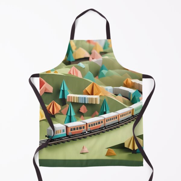 Item preview, Origami Art - Journey Through the Countryside: A Train's Tale designed and sold by ArtfulFolds.