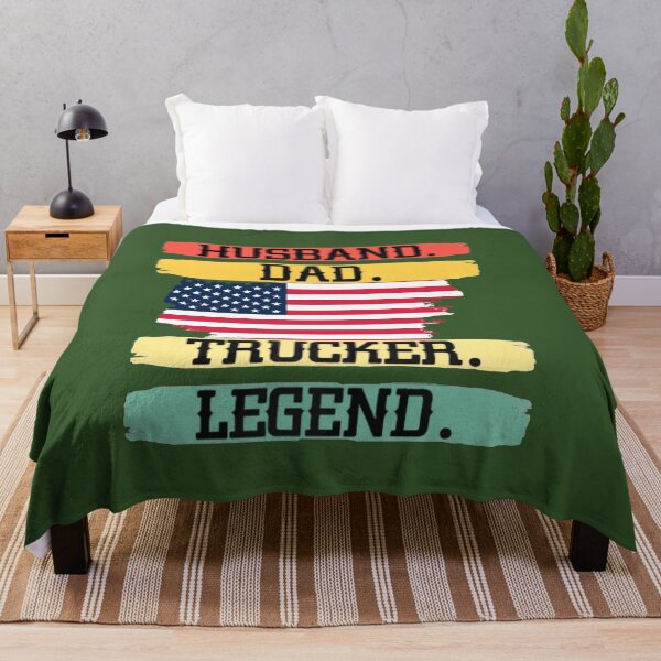 Item preview, Semi Truck - Husband Dad Trucker Legend designed and sold by HomeFeeling.