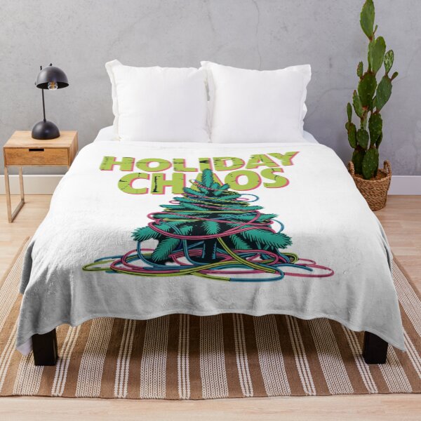Item preview, Holiday Chaos Distressed Christmas Tree Neon Grunge Humor designed and sold by chattsuede.