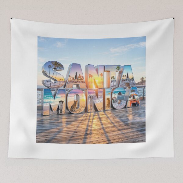 Item preview, Santa Monica California Print designed and sold by Lichentroupe63.