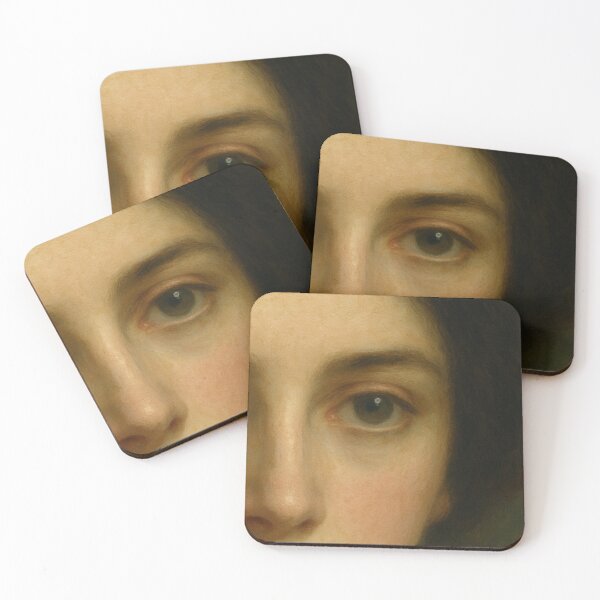 Item preview, The Gaze of a Parisian Muse | 19th-Century Portrait Painting designed and sold by CARRAANN.