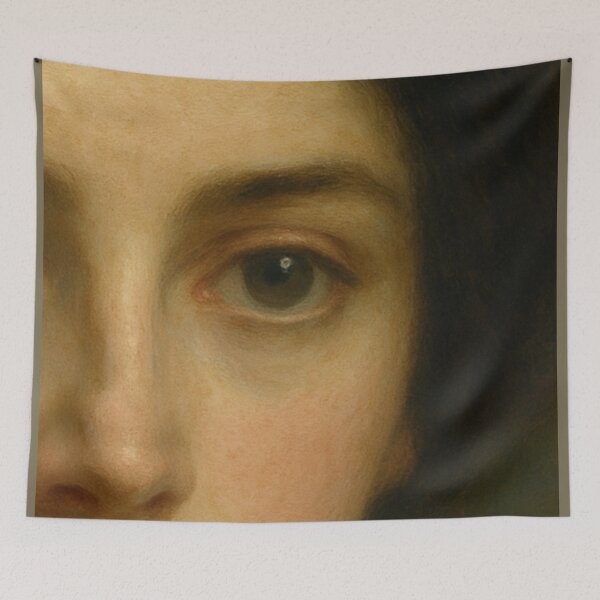 Item preview, The Gaze of a Parisian Muse | 19th-Century Portrait Painting designed and sold by CARRAANN.