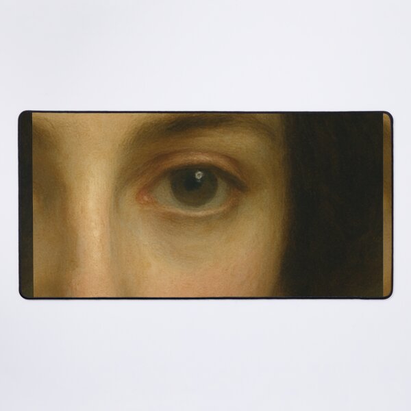 Item preview, The Gaze of a Parisian Muse | 19th-Century Portrait Painting designed and sold by CARRAANN.