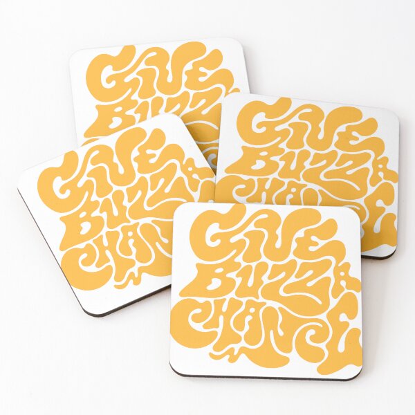Item preview, Give Buzz a Chance Retro Psychedelic Typography designed and sold by andry01.