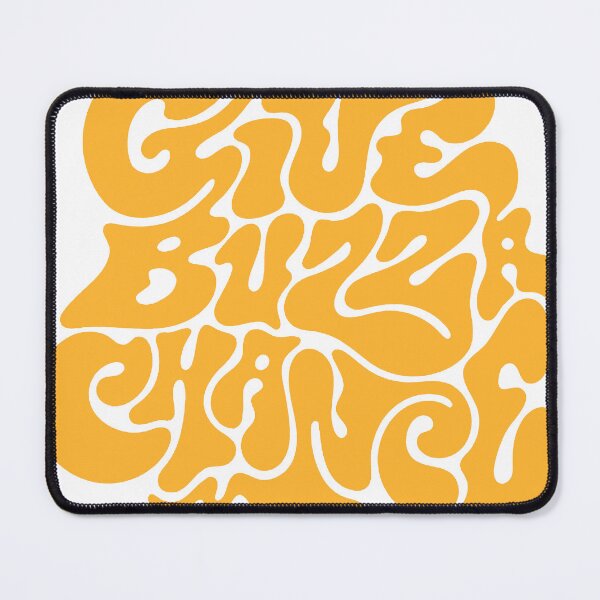 Item preview, Give Buzz a Chance Retro Psychedelic Typography designed and sold by andry01.