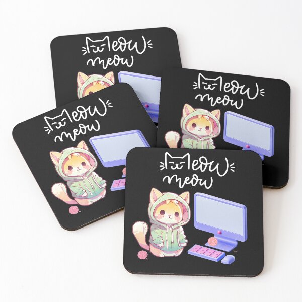 Item preview, Cat Programmer – Funny Coding Cat Design designed and sold by DekoTeka.