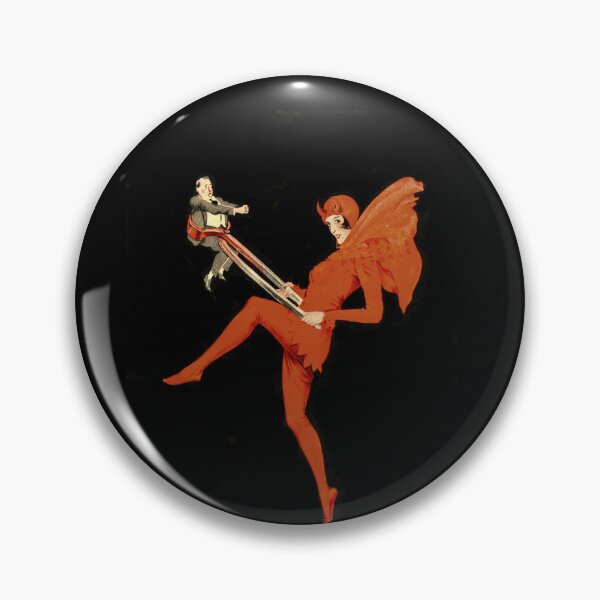 Item preview, The devil with fire tongs dancing designed and sold by stevepaint.