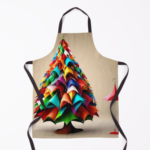 Item preview, Christmas Tree with Crazy Colorful Umbrellas. designed and sold by Zofia Sosnecka.