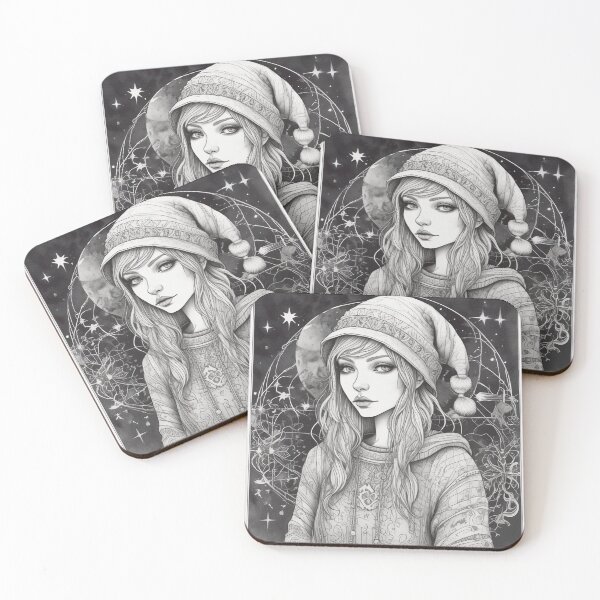 Item preview, 2025 Christmas and Holiday Elf - Watercolor & Ink 2 designed and sold by KBMediaArt.