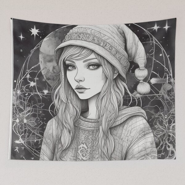 Item preview, 2025 Christmas and Holiday Elf - Watercolor & Ink 2 designed and sold by KBMediaArt.