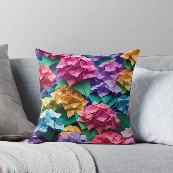 Aperçu de l'œuvre Origami Art - Beauté épanouie : L'hortensia créée et vendue par ArtfulFolds.