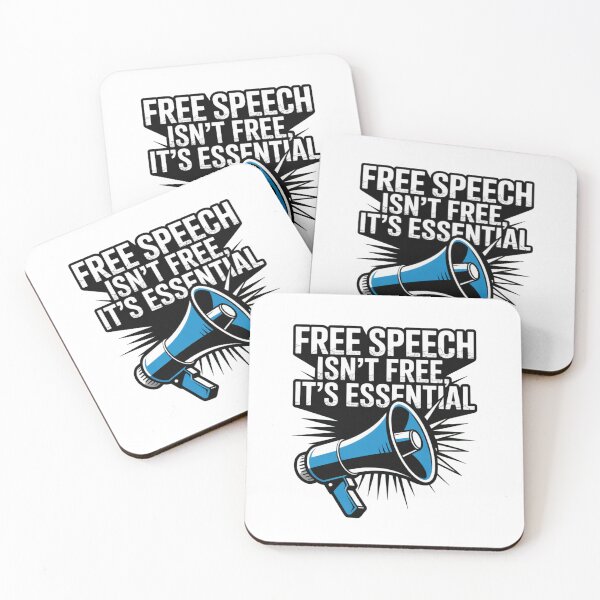 Item preview, Free Speech Is Essential Distressed Activist Protest Statement designed and sold by chattsuede.