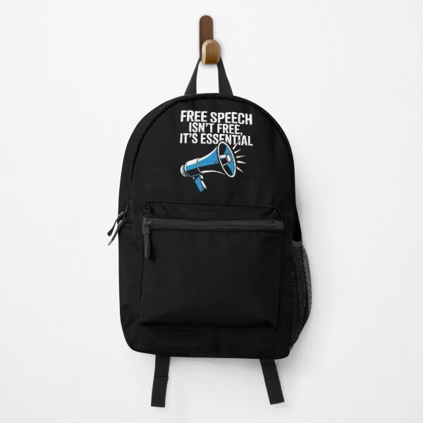 Item preview, Free Speech Is Essential Distressed Activist Protest Statement designed and sold by chattsuede.