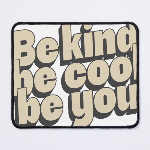 Item preview, Be Kind Be Cool Be You Retro Typography designed and sold by andry01.