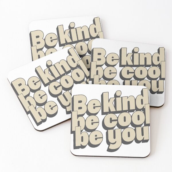 Item preview, Be Kind Be Cool Be You Retro Typography designed and sold by andry01.