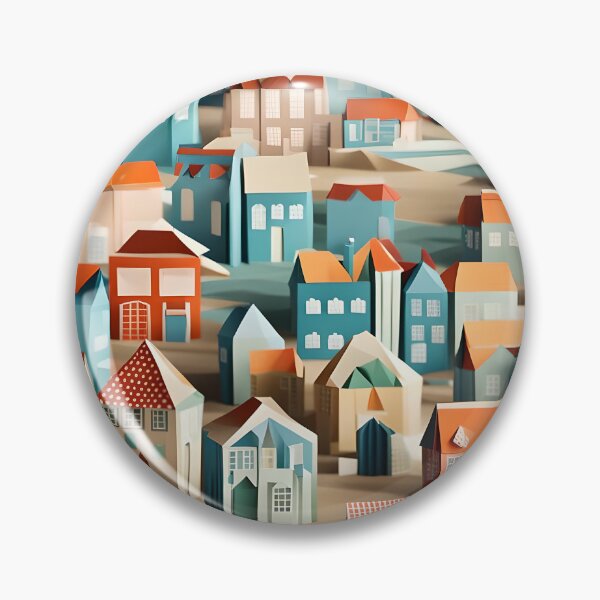 Item preview, Origami Art - Seaside Charm: A Glimpse into 1920s Coastal Life designed and sold by ArtfulFolds.