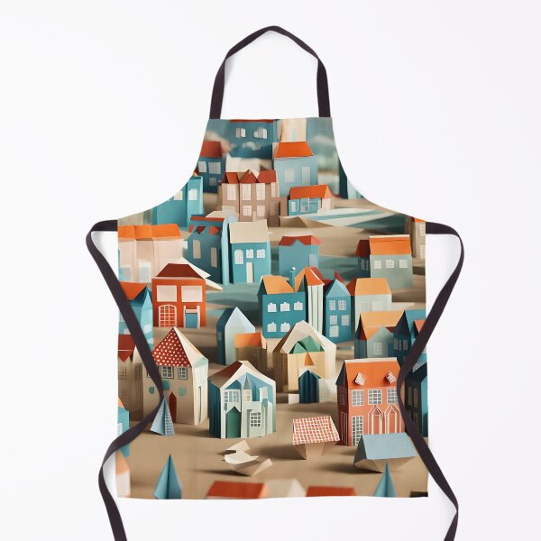 Item preview, Origami Art - Seaside Charm: A Glimpse into 1920s Coastal Life designed and sold by ArtfulFolds.